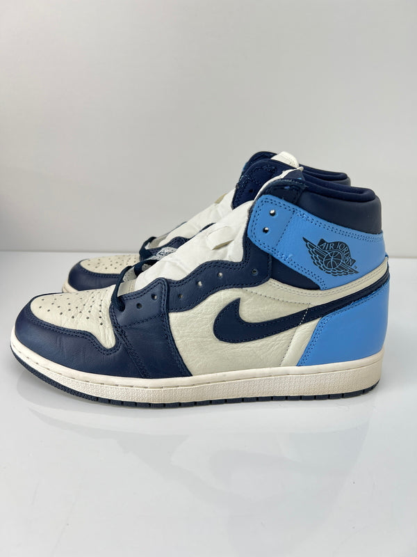 【中古品】【メンズ】 NIKE ナイキ AIR JORDAN 1 RETRO HIGH OG 555088-140 エアジョーダン 1 レトロ ハイ オリジナル スニーカー 靴 160-260801-kk-02-hon カラー：SAIL/OBSIDIAN-UNIVERSITY BLUE 万代Net店