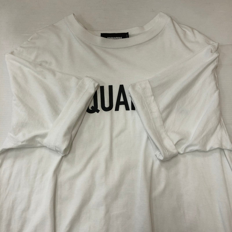 【中古品】【メンズ】 DSQUARED2 ディースクエアード LOOSE FIT TEE S74GD1197 ルーズ フィット Tシャツ 半袖 トップス 141-250426-yo-08-fuz サイズ：M カラー：ホワイト 万代Net店