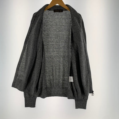 【中古品】【メンズ】 LOUIS VUITTON × CHAPMAN BROTHERS ルイヴィトン チャップマン ブラザーズ RM171M OCH HBN20W 17SS CHAPMAN RHINOCEROS SWEATER ジップアップ カーディガン トップス 長袖 古着 179-260607-mh-27-fuz サイズ：L カラー：グレー 万代Net店