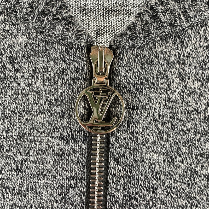 【中古品】【メンズ】 LOUIS VUITTON × CHAPMAN BROTHERS ルイヴィトン チャップマン ブラザーズ RM171M OCH HBN20W 17SS CHAPMAN RHINOCEROS SWEATER ジップアップ カーディガン トップス 長袖 古着 179-260607-mh-27-fuz サイズ：L カラー：グレー 万代Net店