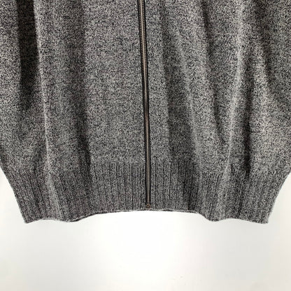【中古品】【メンズ】 LOUIS VUITTON × CHAPMAN BROTHERS ルイヴィトン チャップマン ブラザーズ RM171M OCH HBN20W 17SS CHAPMAN RHINOCEROS SWEATER ジップアップ カーディガン トップス 長袖 古着 179-260607-mh-27-fuz サイズ：L カラー：グレー 万代Net店