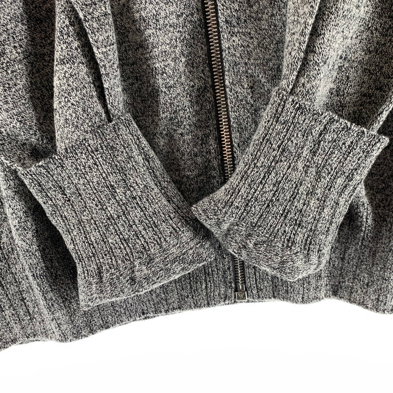 【中古品】【メンズ】 LOUIS VUITTON × CHAPMAN BROTHERS ルイヴィトン チャップマン ブラザーズ RM171M OCH HBN20W 17SS CHAPMAN RHINOCEROS SWEATER ジップアップ カーディガン トップス 長袖 古着 179-260607-mh-27-fuz サイズ：L カラー：グレー 万代Net店