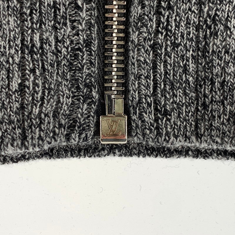 【中古品】【メンズ】 LOUIS VUITTON × CHAPMAN BROTHERS ルイヴィトン チャップマン ブラザーズ RM171M OCH HBN20W 17SS CHAPMAN RHINOCEROS SWEATER ジップアップ カーディガン トップス 長袖 古着 179-260607-mh-27-fuz サイズ：L カラー：グレー 万代Net店