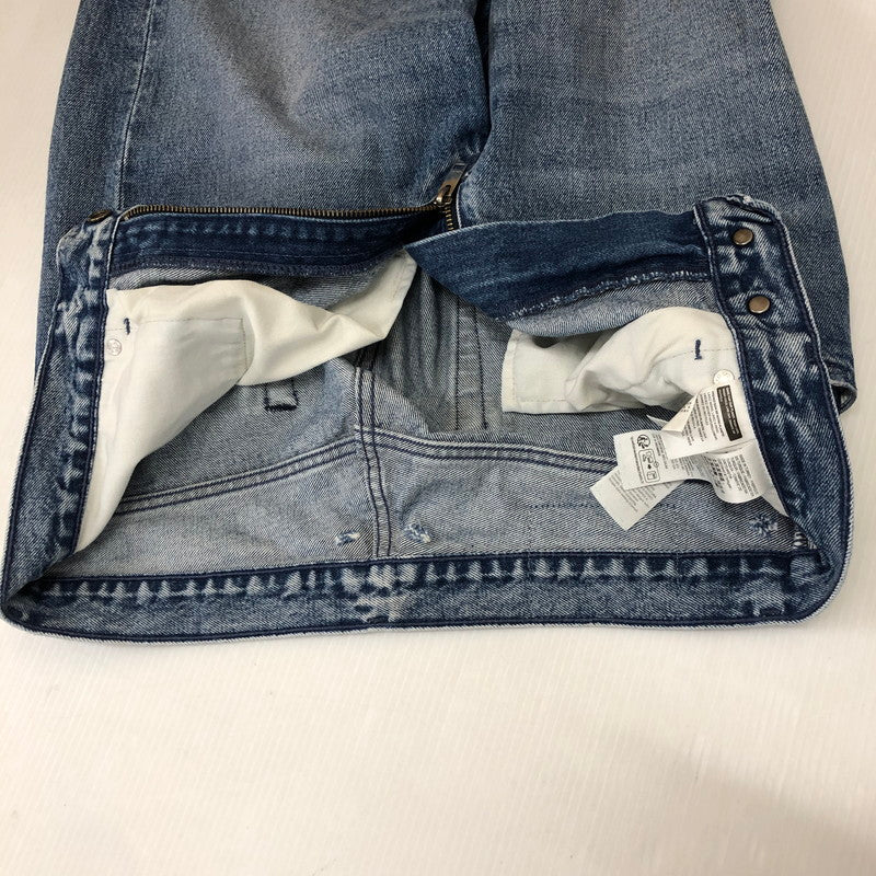【中古品】【メンズ】 AMBUSH アンブッシュ × LEVI'S リーバイス 別注 コラボ 23SS BIKER JEANS A4499-0000 バイカー ジーンズ デニムパンツ ボトムス 151-250426-yo-29-tei サイズ：34 カラー：ライトインディゴ 万代Net店