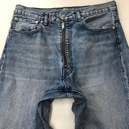 【中古品】【メンズ】 AMBUSH アンブッシュ × LEVI'S リーバイス 別注 コラボ 23SS BIKER JEANS A4499-0000 バイカー ジーンズ デニムパンツ ボトムス 151-250426-yo-29-tei サイズ：34 カラー：ライトインディゴ 万代Net店