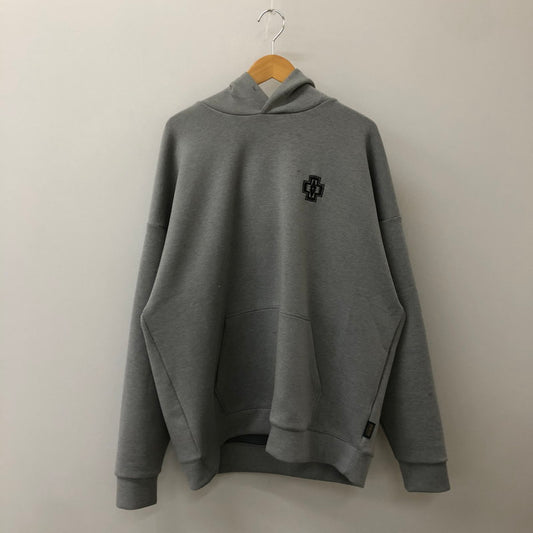 【中古品】【メンズ】 PENDLETON ペンドルトン × JEANS FACTORY ジーンズファクトリー 別注 コラボ NATIVE CARDBOARD KNIT SWEAT PARKA 4475-7237 ネイティブ柄 ダンボールニット スウェット パーカー トップス 145-250426-yo-20-tei サイズ：XL カラー：グレー 万代Net店