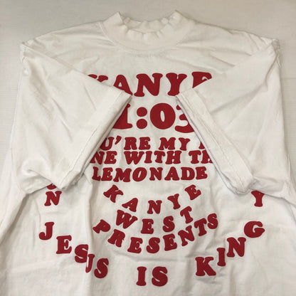 【中古品】【メンズ】 CACTUS PLANT FLEA MARKET カクタスプラントフリー マーケット × KANYE WEST カニエ・ウエスト 別注 コラボ KW CPFM JIK TEE 半袖 Tシャツ トップス 142-250426-kk-18-fuz サイズ：XL カラー：ホワイト 万代Net店