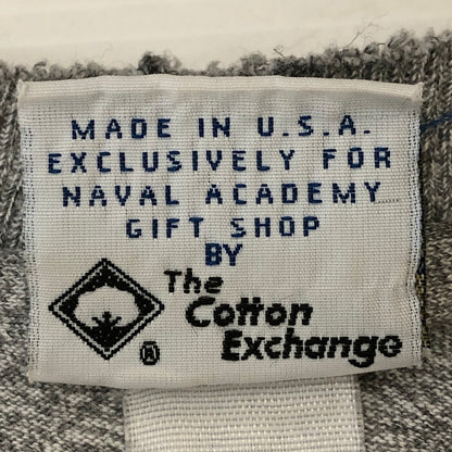 【中古品】【メンズ】 NAVAL ACADEMY GIFT SHOP ナバルアカデミー ギフトショップ 90's NAVY LACROSSE S/S PRINT TEE 90年代 ネイビー ラクロス ショートスリーブ プリントTシャツ 半袖 トップス 145-250430-kk-53-tei サイズ：表記無し 下記参照 カラー：グレー 万代Net店