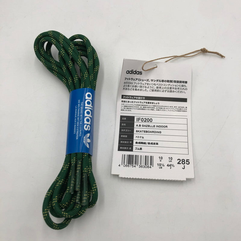 【中古品】【メンズ】 adidas アディダス × Blondey McCoy ブロンディ マッコイ 別注 コラボ A.B GAZELLE INDOOR IF0200 エービー ガゼル インドア スニーカー 靴 161-250716-KS-08-tei カラー：CWHITE/NOBGRN/CBLACK 万代Net店