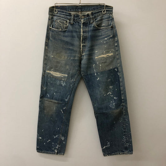 【中古品】【メンズ】 Levi's リーバイス 60’s 501 DENIM PANTS VINTAGE 60年代 501 デニムパンツ ボトムス ジーンズ BIG-E 後期モデル ボタン裏 刻印8 ヴィンテージ 156-250430-kk-49-tei サイズ：表記無し 下記参照 カラー：ライトインディゴ 万代Net店