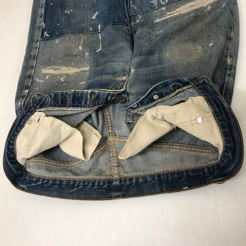 【中古品】【メンズ】 Levi's リーバイス 60’s 501 DENIM PANTS VINTAGE 60年代 501 デニムパンツ ボトムス ジーンズ BIG-E 後期モデル ボタン裏 刻印8 ヴィンテージ 156-250430-kk-49-tei サイズ：表記無し 下記参照 カラー：ライトインディゴ 万代Net店