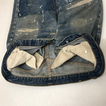 【中古品】【メンズ】 Levi's リーバイス 60’s 501 DENIM PANTS VINTAGE 60年代 501 デニムパンツ ボトムス ジーンズ BIG-E 後期モデル ボタン裏 刻印8 ヴィンテージ 156-250430-kk-49-tei サイズ：表記無し 下記参照 カラー：ライトインディゴ 万代Net店