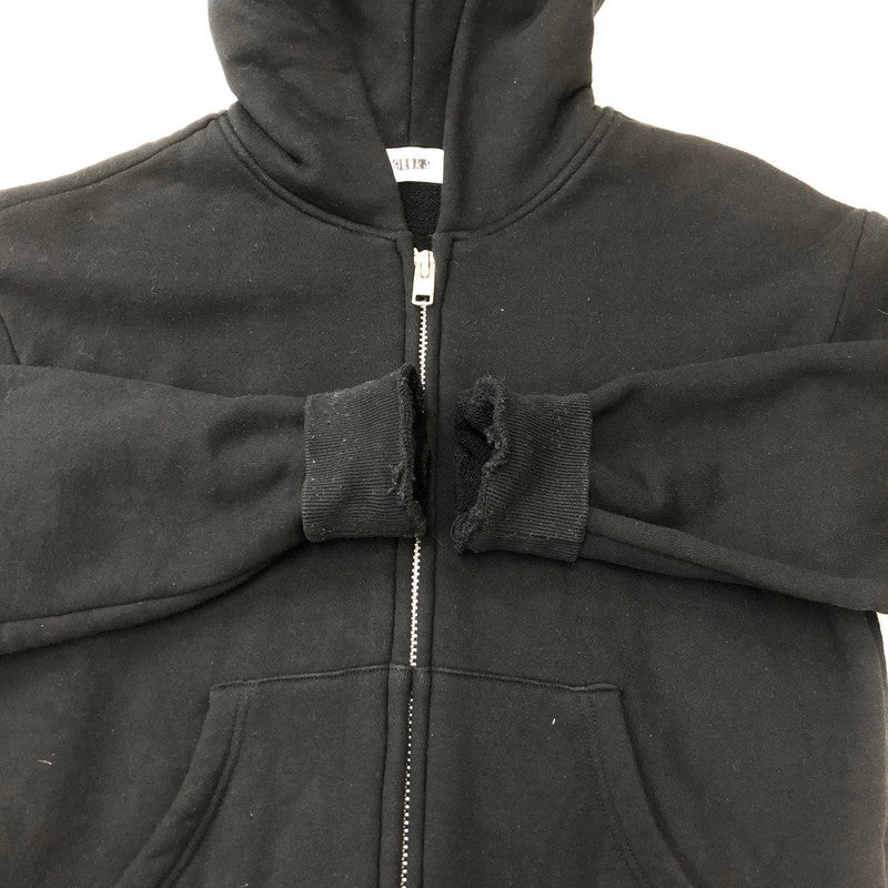 【中古品】【メンズ】 GEEKS ギークス DOWBL ZIP HOODIE ダブルジップフーディー トップス パーカー 140-250430-kk-22-fuzh サイズ：1 カラー：ブラック 万代Net店