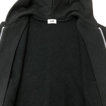 【中古品】【メンズ】 GEEKS ギークス DOWBL ZIP HOODIE ダブルジップフーディー トップス パーカー 140-250430-kk-22-fuzh サイズ：1 カラー：ブラック 万代Net店