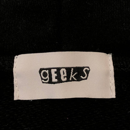 【中古品】【メンズ】 GEEKS ギークス DOWBL ZIP HOODIE ダブルジップフーディー トップス パーカー 140-250430-kk-22-fuzh サイズ：1 カラー：ブラック 万代Net店