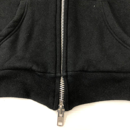 【中古品】【メンズ】 GEEKS ギークス DOWBL ZIP HOODIE ダブルジップフーディー トップス パーカー 140-250430-kk-22-fuzh サイズ：1 カラー：ブラック 万代Net店
