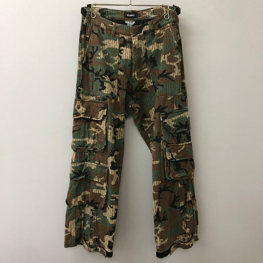 【中古品】【メンズ】 XLARGE エクストララージ WASHED CARGO PANTS 101251031013 ウォッシュド カーゴパンツ ボトムス 153-250430-kk-47-tei サイズ：30 カラー：カモ 万代Net店