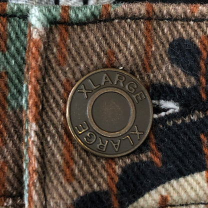 【中古品】【メンズ】 XLARGE エクストララージ WASHED CARGO PANTS 101251031013 ウォッシュド カーゴパンツ ボトムス 153-250430-kk-47-tei サイズ：30 カラー：カモ 万代Net店