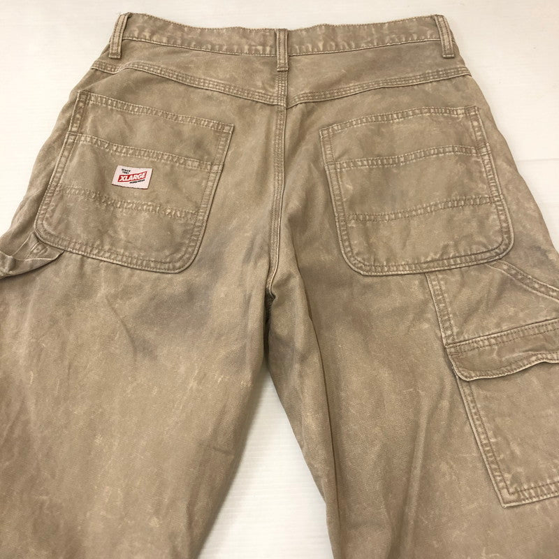 【中古品】【メンズ】 XLARGE エクストララージ AGING PAINTER PANTS 101251031012 エイジング ペインターパンツ ボトムス 153-250430-kk-46-tei サイズ：30 カラー：ベージュ 万代Net店