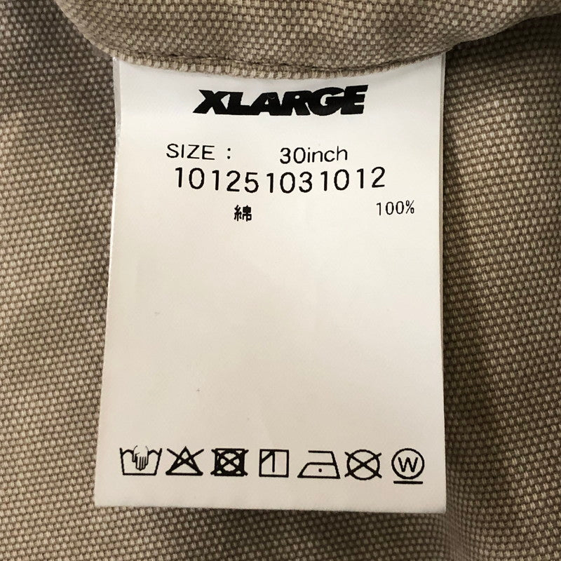 【中古品】【メンズ】 XLARGE エクストララージ AGING PAINTER PANTS 101251031012 エイジング ペインターパンツ ボトムス 153-250430-kk-46-tei サイズ：30 カラー：ベージュ 万代Net店