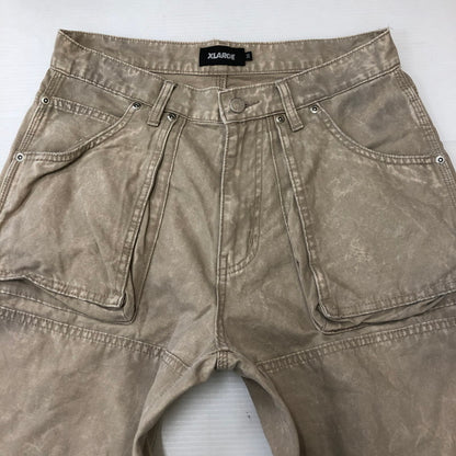 【中古品】【メンズ】 XLARGE エクストララージ AGING PAINTER PANTS 101251031012 エイジング ペインターパンツ ボトムス 153-250430-kk-46-tei サイズ：30 カラー：ベージュ 万代Net店