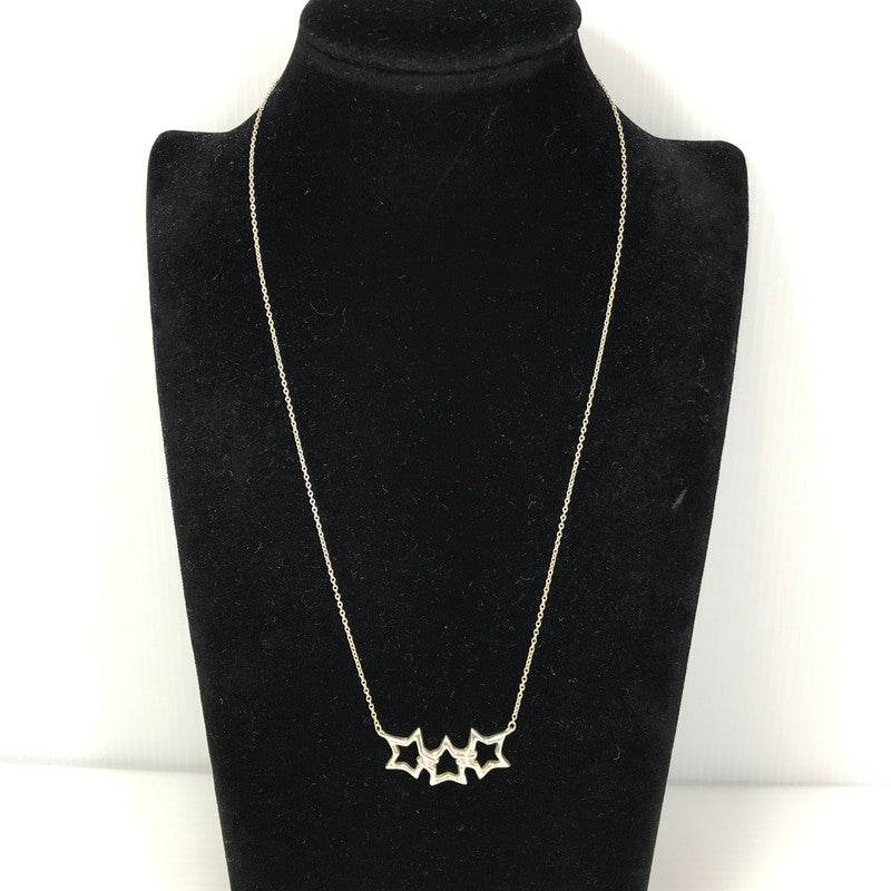 【中古品】【レディース】 TIFFANY＆CO ティファニー SV925 TRIPLE STAR NECKLACE トリプルスター ネックレス アクセサリー 182-260623-na-10-tagh カラー：シルバー 万代Net店