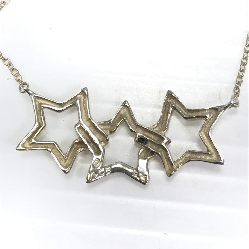 【中古品】【レディース】 TIFFANY＆CO ティファニー SV925 TRIPLE STAR NECKLACE トリプルスター ネックレス アクセサリー 182-260623-na-10-tagh カラー：シルバー 万代Net店