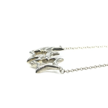 【中古品】【レディース】 TIFFANY＆CO ティファニー SV925 TRIPLE STAR NECKLACE トリプルスター ネックレス アクセサリー 182-260623-na-10-tagh カラー：シルバー 万代Net店