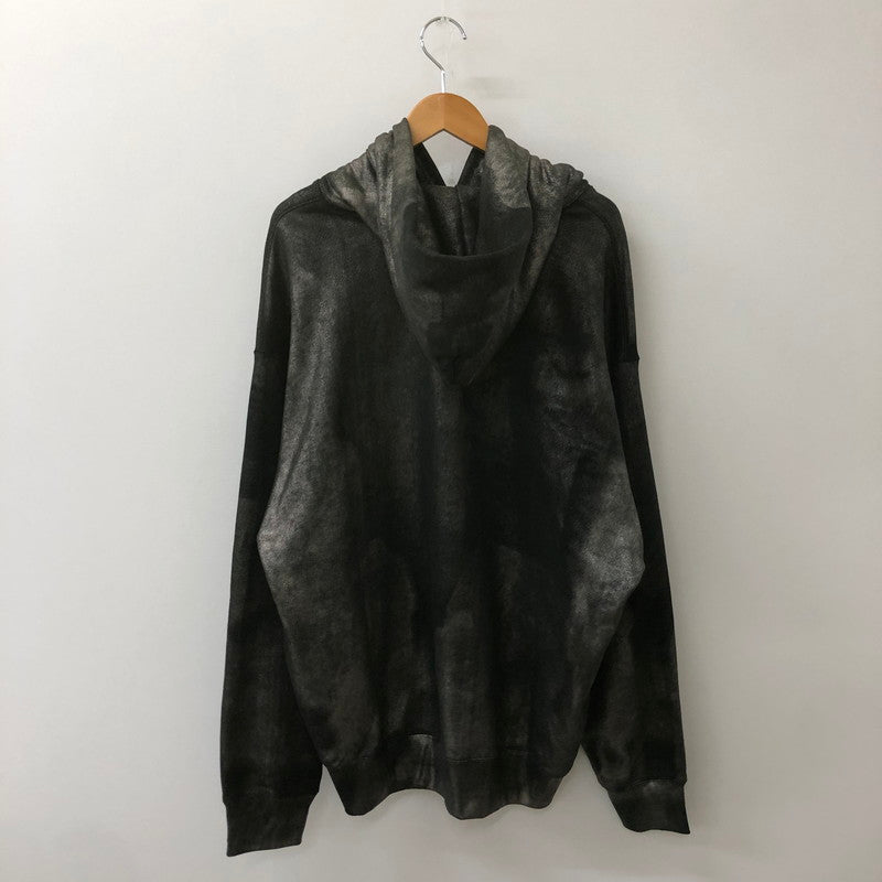 【中古品】【メンズ】 A BATHING APE アベイシングエイプ COATTED EMBOSS LOGO RELAXED FIT PULLOVER HOODIE 001PPL301318M コーテッド エンボス ロゴ 142-250430-kk-30-fuz サイズ：XL カラー：ブラック 万代Net店