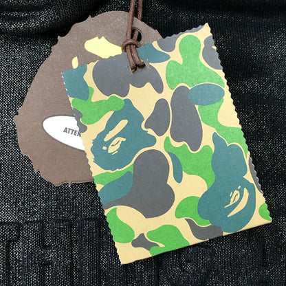【中古品】【メンズ】 A BATHING APE アベイシングエイプ COATTED EMBOSS LOGO RELAXED FIT PULLOVER HOODIE 001PPL301318M コーテッド エンボス ロゴ 142-250430-kk-30-fuz サイズ：XL カラー：ブラック 万代Net店
