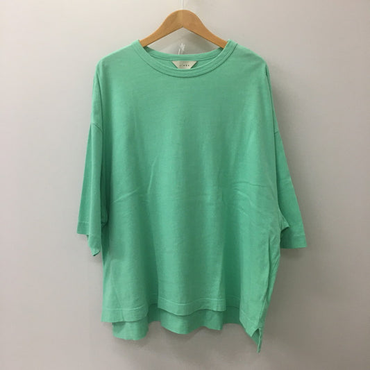 【中古品】【メンズ】 Jieda ジエダ × FRUIT OF THE LOOM フルーツオブザルーム 別注 コラボ 20SS BIG T-SHIRT ビッグ Tシャツ 半袖 トップス 140-250509-KS-02-tei サイズ：OS カラー：グリーン 万代Net店