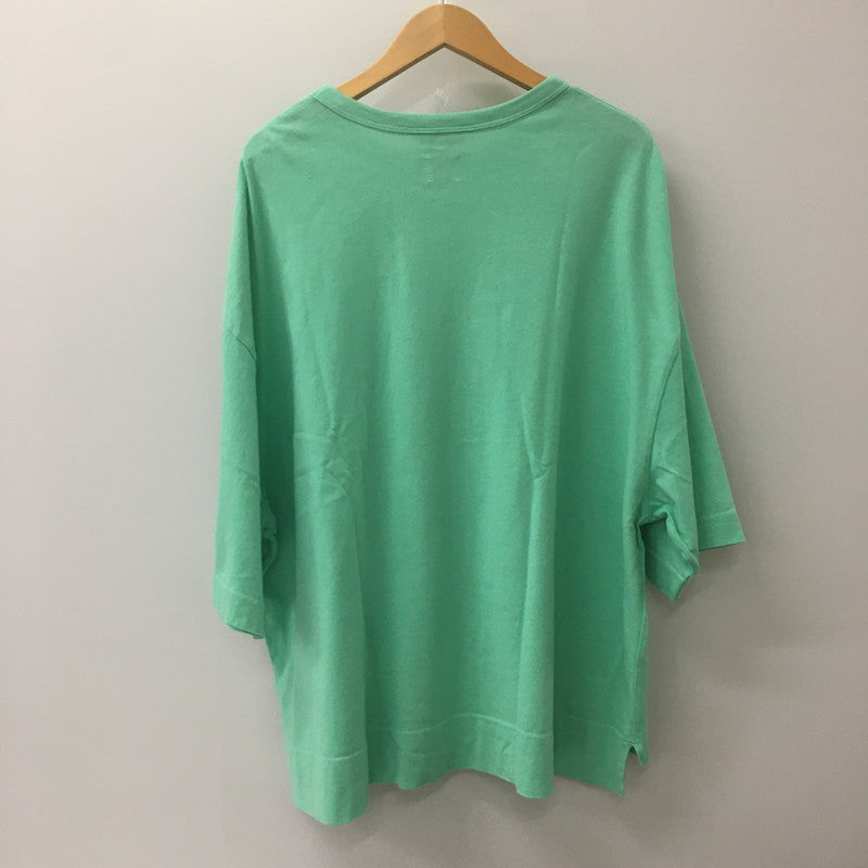 【中古品】【メンズ】 Jieda ジエダ × FRUIT OF THE LOOM フルーツオブザルーム 別注 コラボ 20SS BIG T-SHIRT ビッグ Tシャツ 半袖 トップス 140-250509-KS-02-tei サイズ：OS カラー：グリーン 万代Net店