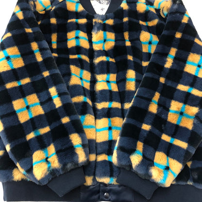 【中古品】【メンズ】 NIKE SB ナイキ スケートボーディング × CONCEPTS コンセプツ 別注 コラボ AS M NK SB JACKET QS CK7290-475 ファージャケット アウター 148-250501-kk-16-tei サイズ：XXL カラー：DARK OBSIDIAN/DARK OBSIDIAN 万代Net店