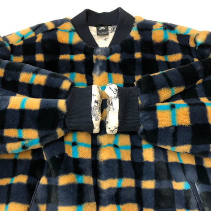 【中古品】【メンズ】 NIKE SB ナイキ スケートボーディング × CONCEPTS コンセプツ 別注 コラボ AS M NK SB JACKET QS CK7290-475 ファージャケット アウター 148-250501-kk-16-tei サイズ：XXL カラー：DARK OBSIDIAN/DARK OBSIDIAN 万代Net店