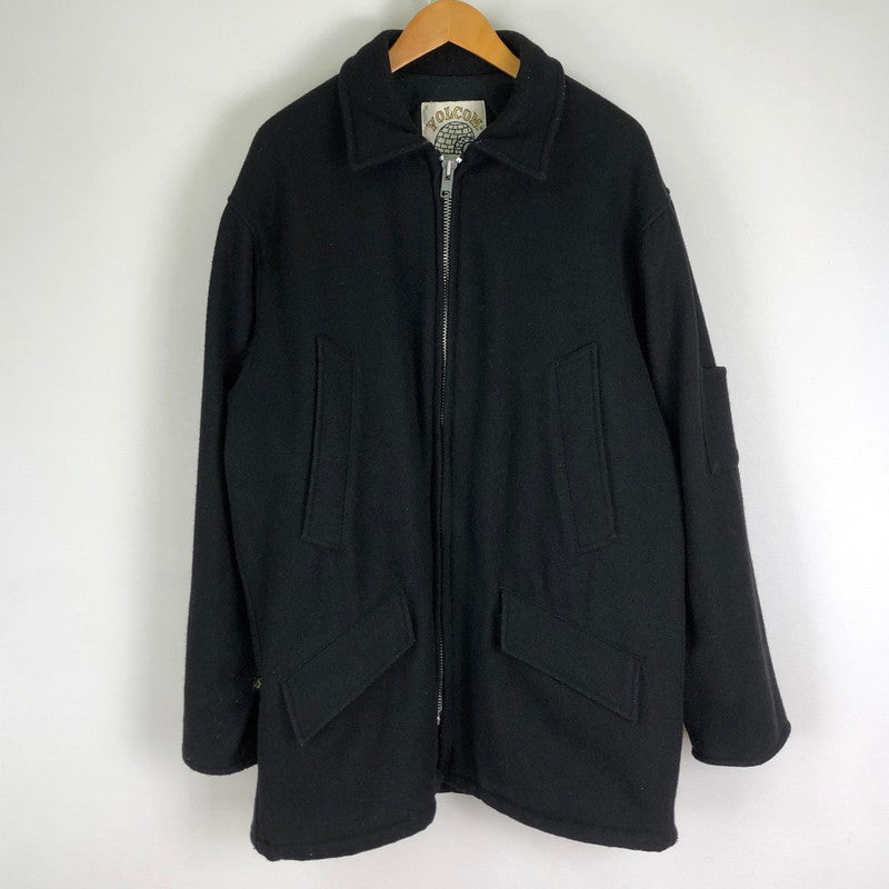 【現状渡し品】【メンズ】 VOLCOM ボルコム WINTER COATS ウィンターコート アウター ジャケット ウール 148-251127-ts-27-tei サイズ：L カラー：ブラック 万代Net店
