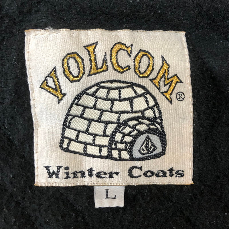 【現状渡し品】【メンズ】 VOLCOM ボルコム WINTER COATS ウィンターコート アウター ジャケット ウール 148-251127-ts-27-tei サイズ：L カラー：ブラック 万代Net店
