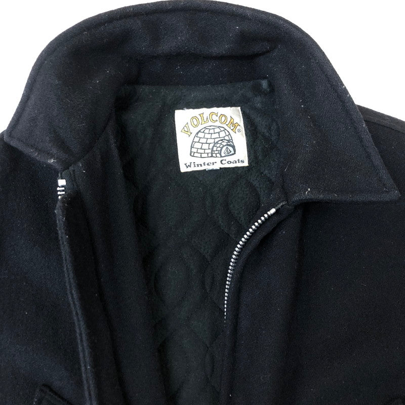 【現状渡し品】【メンズ】 VOLCOM ボルコム WINTER COATS ウィンターコート アウター ジャケット ウール 148-251127-ts-27-tei サイズ：L カラー：ブラック 万代Net店