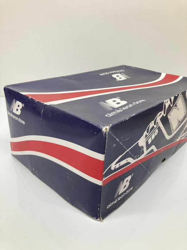 【中古品】【メンズ】 NEW BALANCE ニューバランス × Aime Leon Dore エメ レオン ドレ 別注 コラボ BB550A3 ローカット スニーカー 靴 162-260718-kk-30-hon カラー：OFF WHITE/RED/NAVY 万代Net店