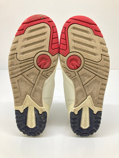 【中古品】【メンズ】 NEW BALANCE ニューバランス × Aime Leon Dore エメ レオン ドレ 別注 コラボ BB550A3 ローカット スニーカー 靴 162-260718-kk-30-hon カラー：OFF WHITE/RED/NAVY 万代Net店