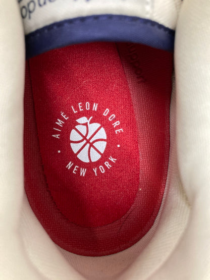 【中古品】【メンズ】 NEW BALANCE ニューバランス × Aime Leon Dore エメ レオン ドレ 別注 コラボ BB550A3 ローカット スニーカー 靴 162-260718-kk-30-hon カラー：OFF WHITE/RED/NAVY 万代Net店