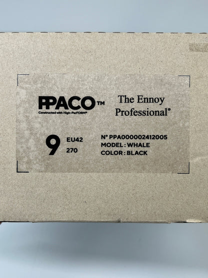 【中古品】【メンズ】 THE ENNOY PROFESSIONAL エンノイ プロフェッショナル WHALE ホエール 靴 シューズ サンダル 164-260924-AS-32-hon サイズ：9 カラー：ブラック 万代Net店