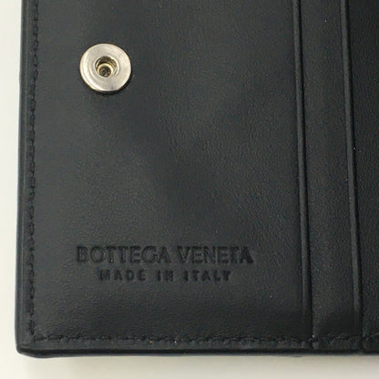 【中古美品】【メンズ】 BOTTEGAVENETA ボッテガヴェネタ イントレチャート 二つ折りファスナーウォレット 775546VCPQ48803 財布 181-250503-kk-01-tei カラー：ブラック 万代Net店