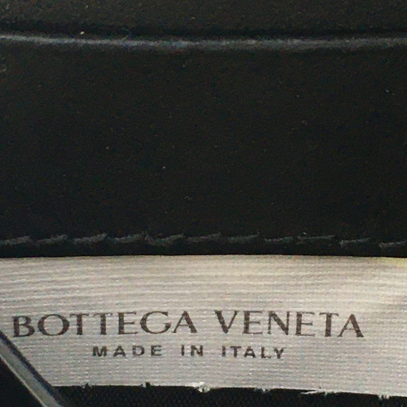 【中古美品】【メンズ】 BOTTEGAVENETA ボッテガヴェネタ イントレチャート 二つ折りファスナーウォレット 775546VCPQ48803 財布 181-250503-kk-01-tei カラー：ブラック 万代Net店