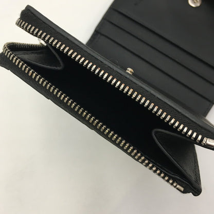 【中古美品】【メンズ】 BOTTEGAVENETA ボッテガヴェネタ イントレチャート 二つ折りファスナーウォレット 775546VCPQ48803 財布 181-250503-kk-01-tei カラー：ブラック 万代Net店