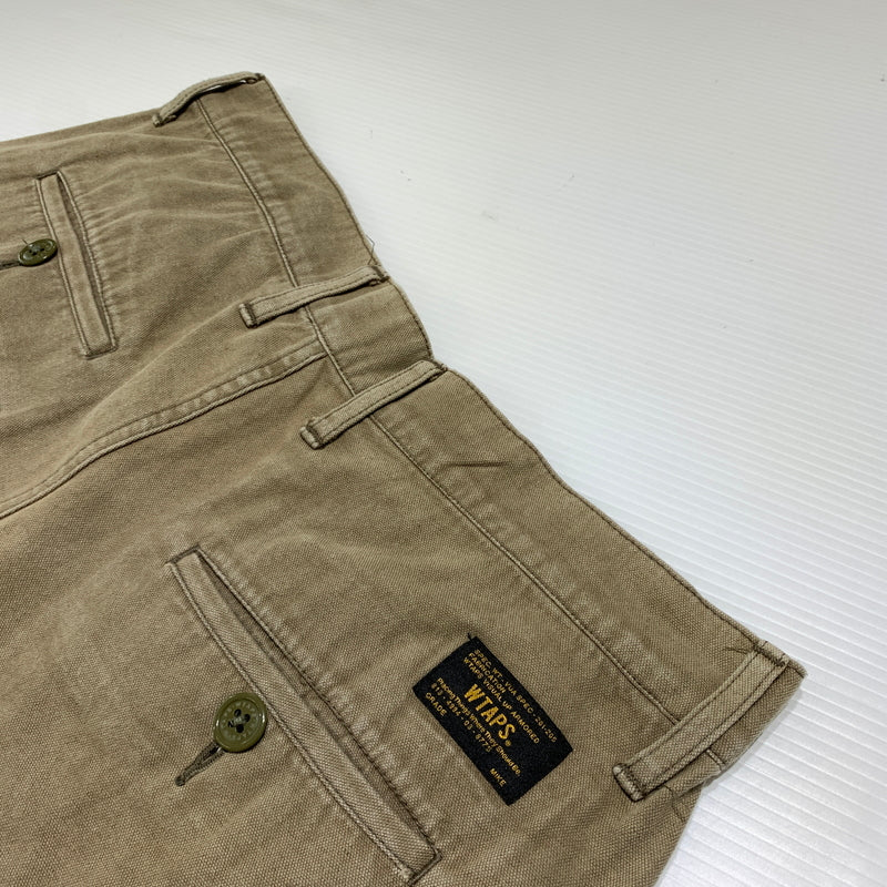 【中古品】【メンズ】 WTAPS ダブルタップス SHORT PANTS 151LTDT-PTM07 ショートパンツ ボトムス ハーフパンツ サファリ ショーツ 153-260720-ko-13-tei サイズ：M カラー：ベージュ 万代Net店