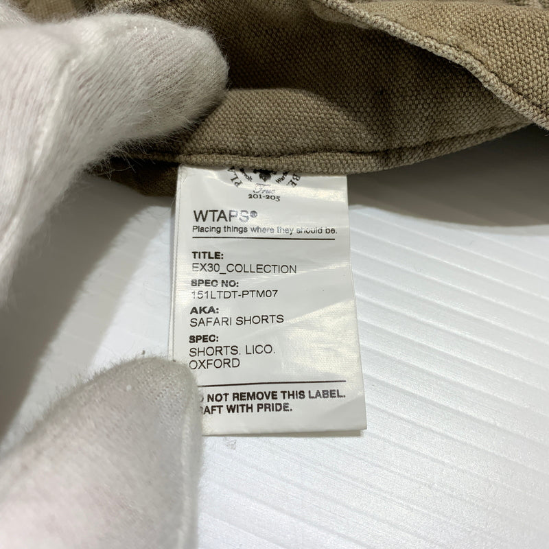 【中古品】【メンズ】 WTAPS ダブルタップス SHORT PANTS 151LTDT-PTM07 ショートパンツ ボトムス ハーフパンツ サファリ ショーツ 153-260720-ko-13-tei サイズ：M カラー：ベージュ 万代Net店