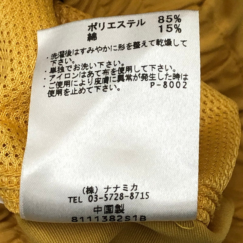 【中古品】【メンズ】 nanamica ナナミカ DECK SHORTS SUDS973 デッキショーツ ボトムス ショートパンツ ハーフパンツ 155-250503-kk-23-tei サイズ：34 カラー：イエロー 万代Net店