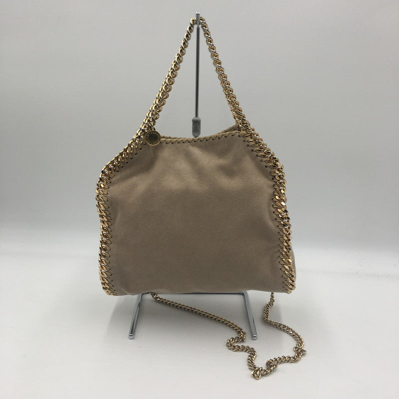 【中古品】【レディース】 STELLA MCARTNEY ステラ マッカートニー FALABELLA FOLDOVER TOTE BAG ファラベラ フォールドオーバー トートバッグ カバン 2WAYバッグ ショルダーバッグ ハンドバッグ 188-250609-KS-06-tei カラー：クロテッドクリーム 万代Net店