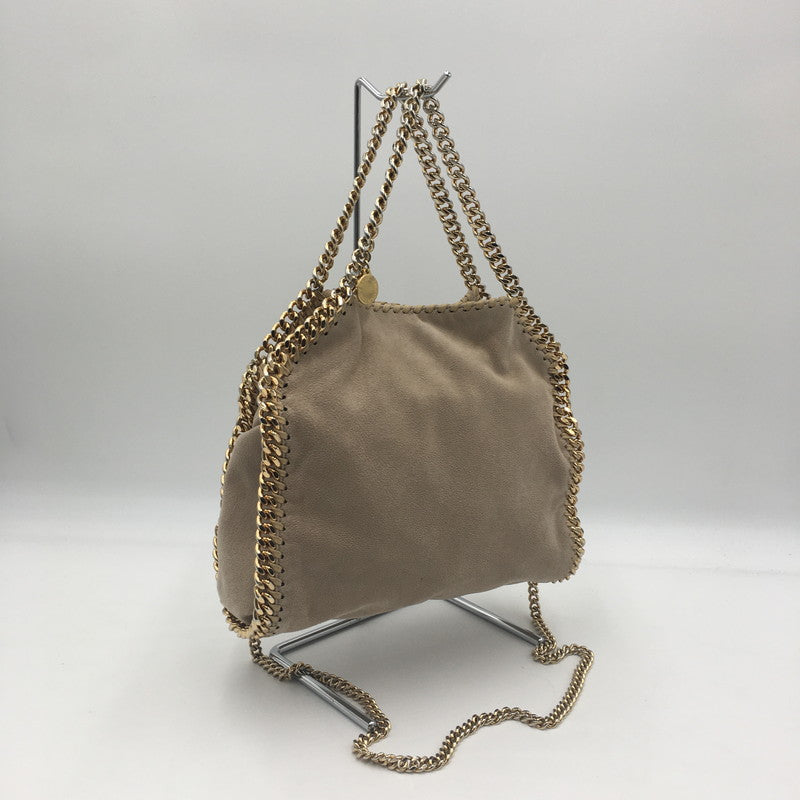 【中古品】【レディース】 STELLA MCARTNEY ステラ マッカートニー FALABELLA FOLDOVER TOTE BAG ファラベラ フォールドオーバー トートバッグ カバン 2WAYバッグ ショルダーバッグ ハンドバッグ 188-250609-KS-06-tei カラー：クロテッドクリーム 万代Net店
