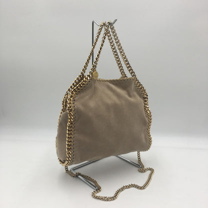 【中古品】【レディース】 STELLA MCARTNEY ステラ マッカートニー FALABELLA FOLDOVER TOTE BAG ファラベラ フォールドオーバー トートバッグ カバン 2WAYバッグ ショルダーバッグ ハンドバッグ 188-250609-KS-06-tei カラー：クロテッドクリーム 万代Net店